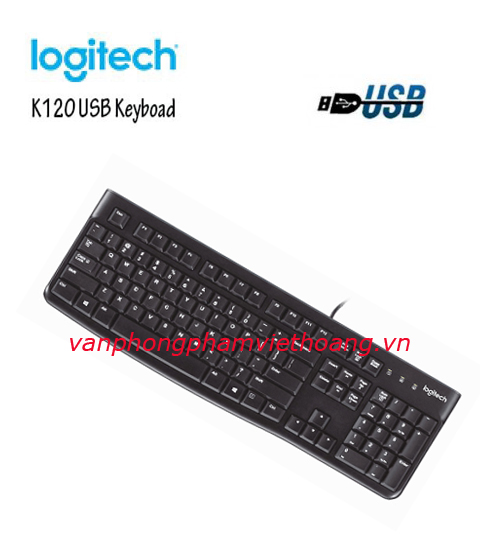 Bàn phím có dây Logitech K120 (cổng USB)