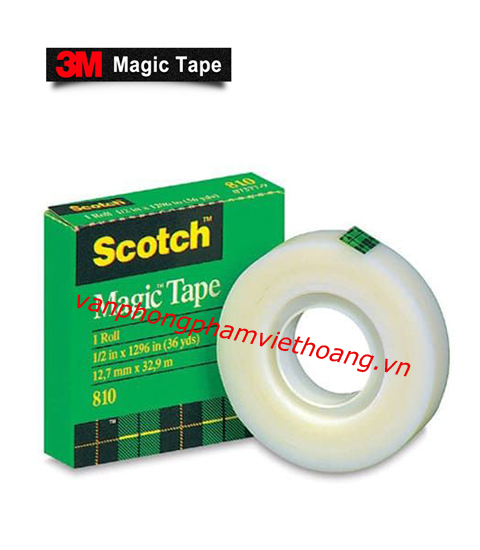 Băng dính 3M Scotch Magic 810 1/2 In (36 YD)