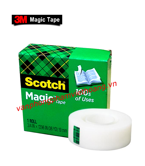 Băng dính 3M Scotch Magic 810 3/4 In (36 YD)