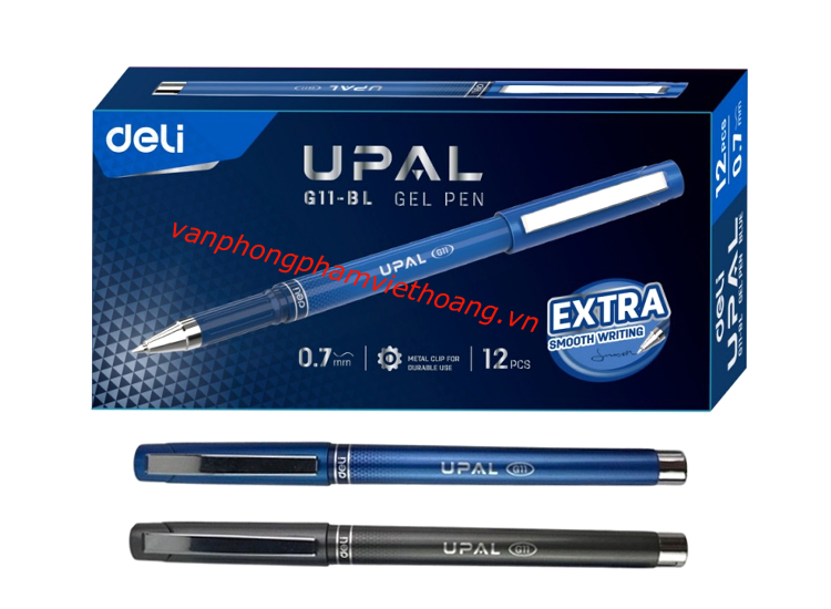 but-bi-nuoc-gel-pen-deli-upal-g11-net-07mm-2