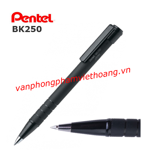 Bút bi bấm Pentel BK250