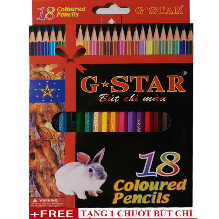 Bút chì 24 mầu thân dài G-Star