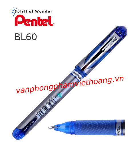 Bút ký Pentel Energel Liquid Gel Ink BL60 nét 1.0mm