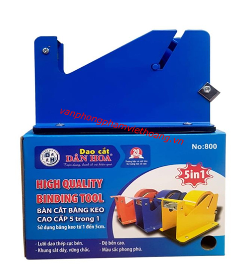 Cắt băng dính để bàn Sắt 5 trong 1 Dân Hoa No.800