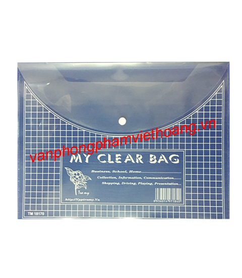 Clear bag khổ F Trà My 18170 (dày)
