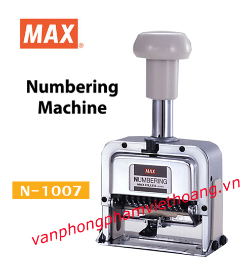 Dấu nhảy số tự động 10 số MAX N-1007