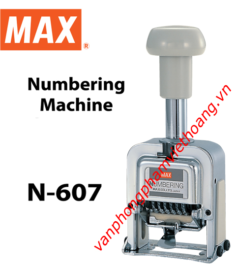 Dấu nhảy số tự động 6 số MAX N-607