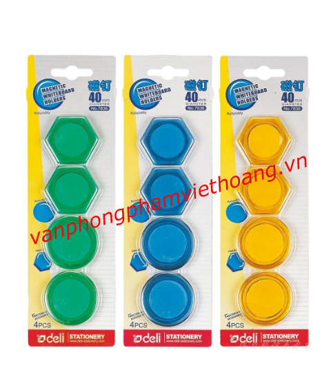 Nam châm dính bảng Deli 7836 (40mm)