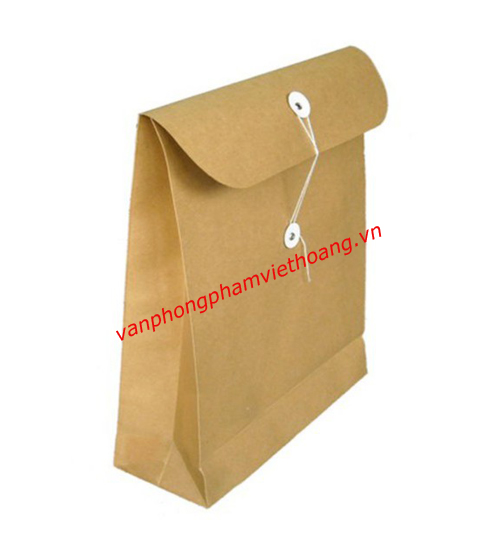 Phong bì xi măng A4 đáy 5cm buộc dây