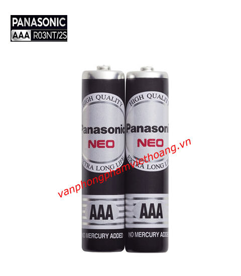 Pin đũa than đen AAA Panasonic NEO R03NT/2S