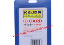 Bao nhựa đựng thẻ dọc 1 mặt ID CARD T-593V (nắp trượt)
