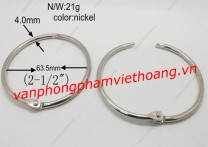 Vòng Inox Card ring binders 63,5mm